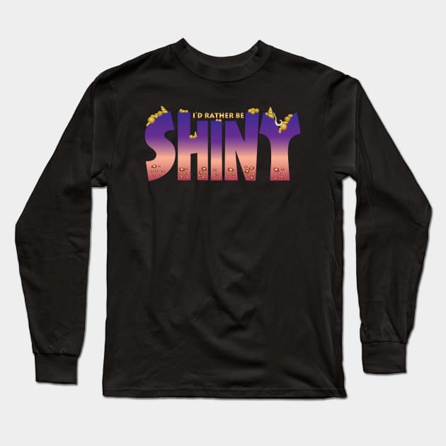 Shiny Long Sleeve T-Shirt by KimbasCreativeOutlet